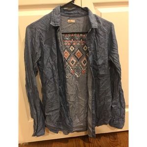 Hollister women denim shirt